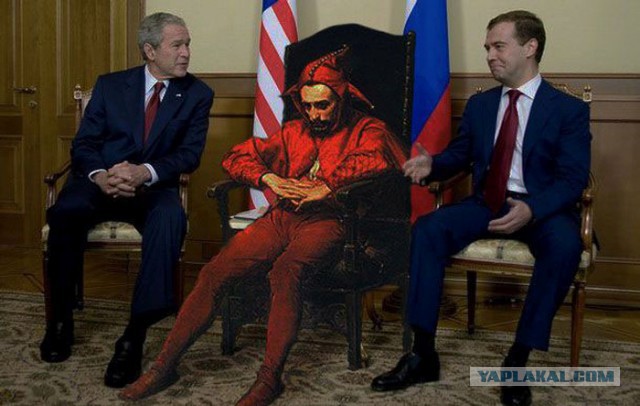 Персонажи известных картин на новом месте