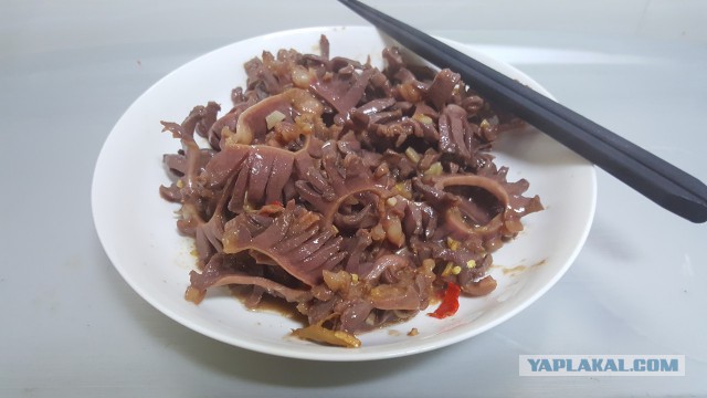Утиные желудки по китайски.