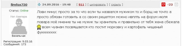 Холостяцкий борщ