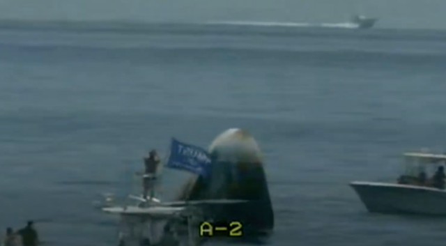 Прямо сейчас в прямом эфире посадка SpaceX DM-2
