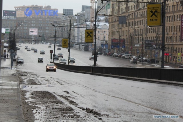 Москва. Утро. 1 января