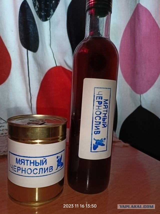Дегустация настойки.