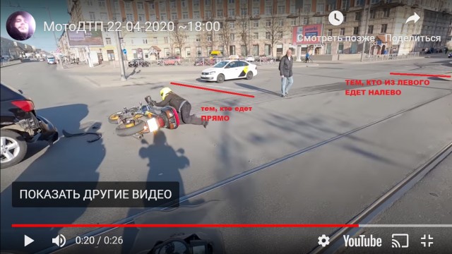 Мотоциклист прощёлкал вспышку!