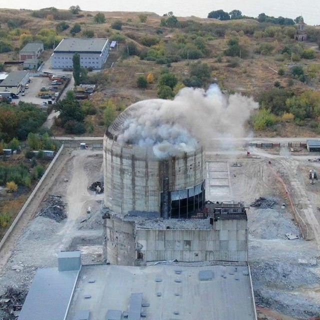 Купол недостроенной Воронежской атомной станции выдержал второй взрыв