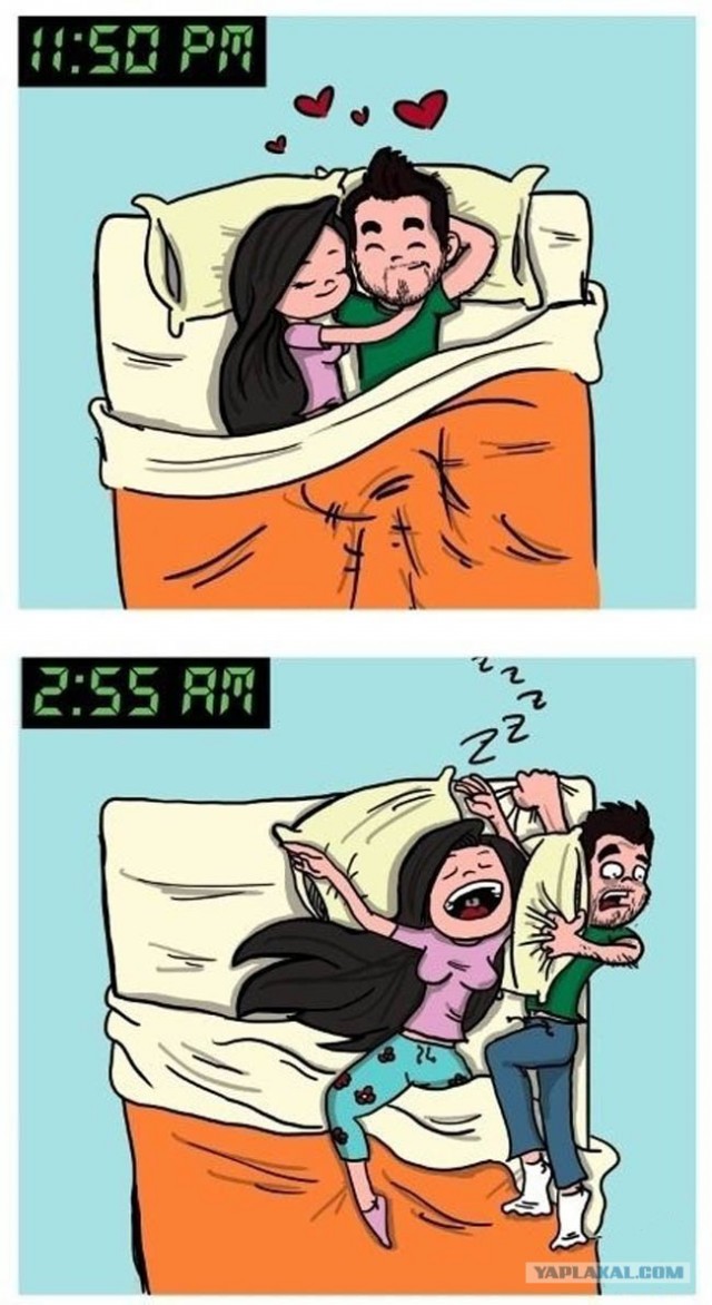 Рисунок как спит жена