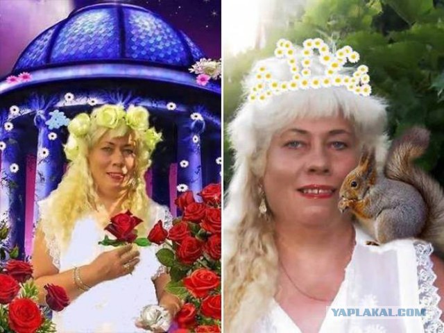 «Шедевры» фотошопа на странице в Facebook