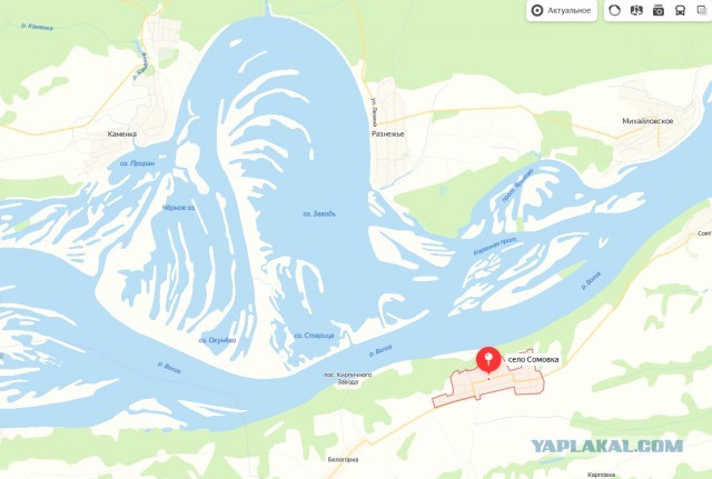 Карта глубин в бармино