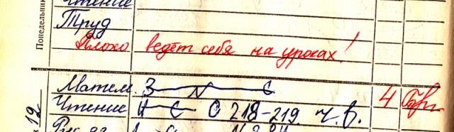 Дневник школьника СССР
