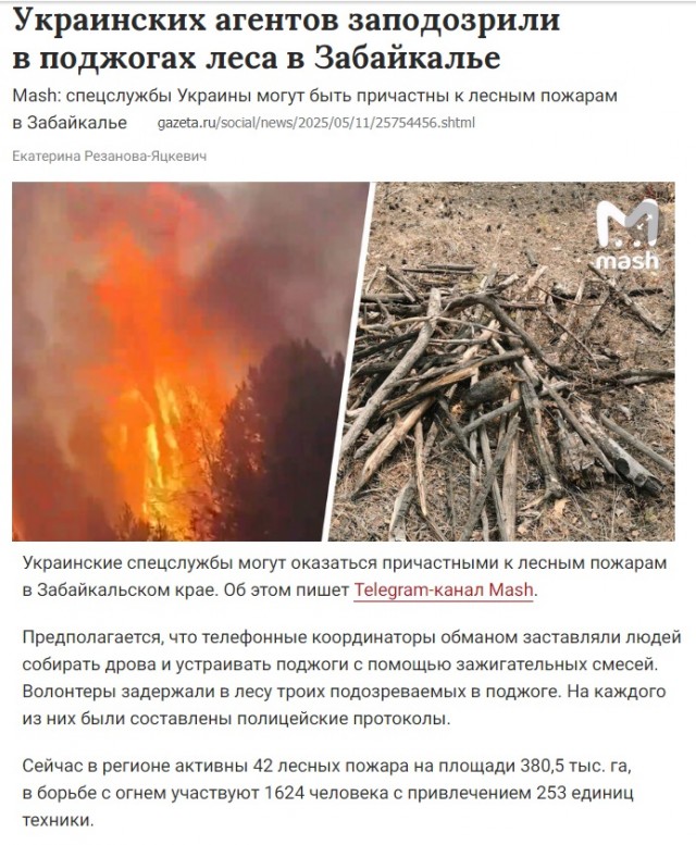 Страшные кадры из Амурской области — лесной пожар вплотную приблизился к космогородку