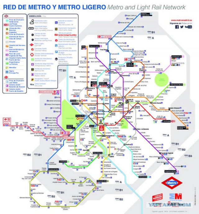 15 самых сложных схем метрополитена на нашей планете