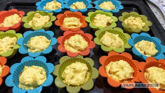 Кукурузные кексы. Без глютена.