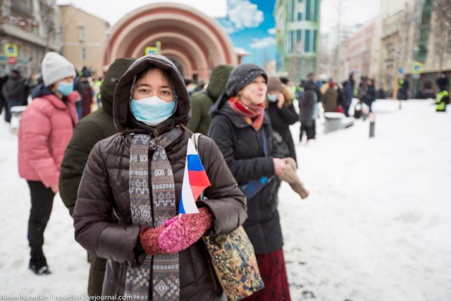 Москва. 31.01.2021. Полицейское безумие