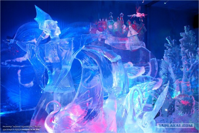 Выставка ледяных скульптур (28 фото)