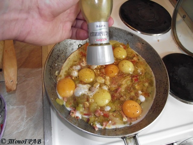 Необычная яичница