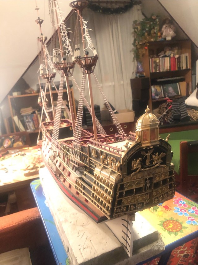 Постройка модели линкора Santisima Trinidad