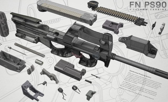 Пистолет-пулемет FN P90 «Петушок» или «Швея»