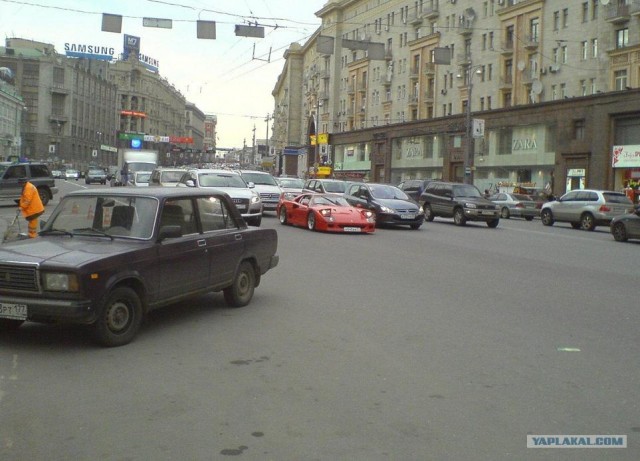 Суперкары на дорогах Москвы