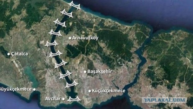 Эрдоган дал старт строительству канала «Стамбул»