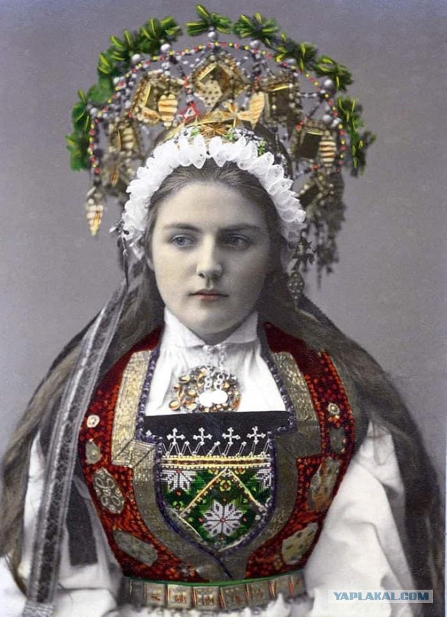 Норвежские красавицы-невесты конца 19 века. Смотрим фотоподборку