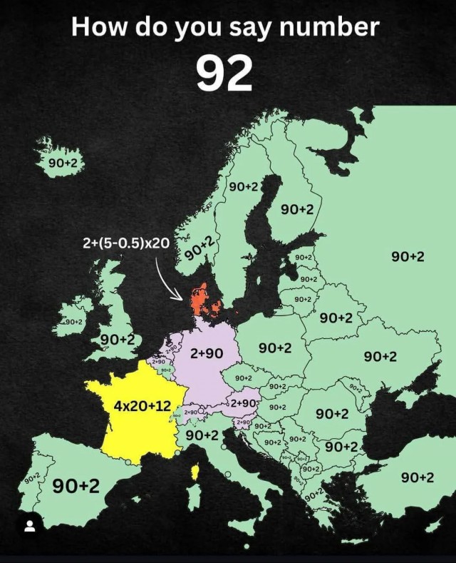 Как произносится число 92