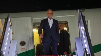 Президент Ирана Масуд Пезешкиан прибыл с официальным визитом в Беларусь