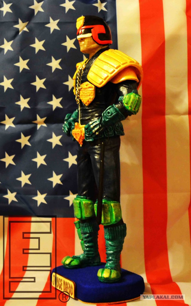 Создание фигурки "JUDGE DREDD"