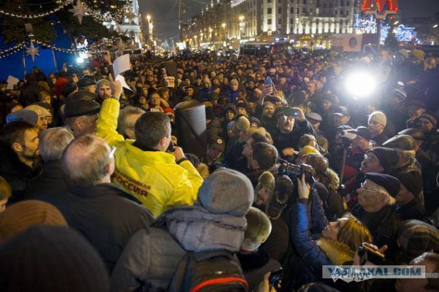 15 декабря - народный протест против политики дептранса Москвы