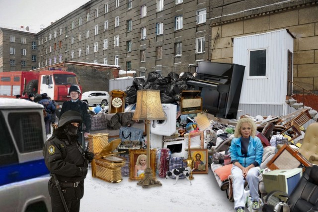 Принудительное выселение Ларисы Долиной из квартиры в Хамовниках началось