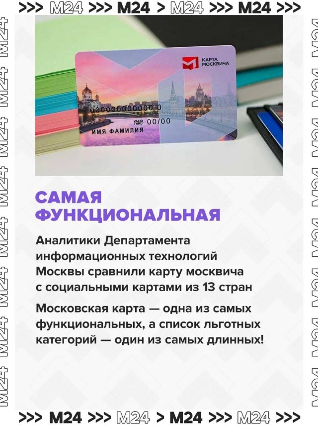 Карта москвича — 25 лет заботы!