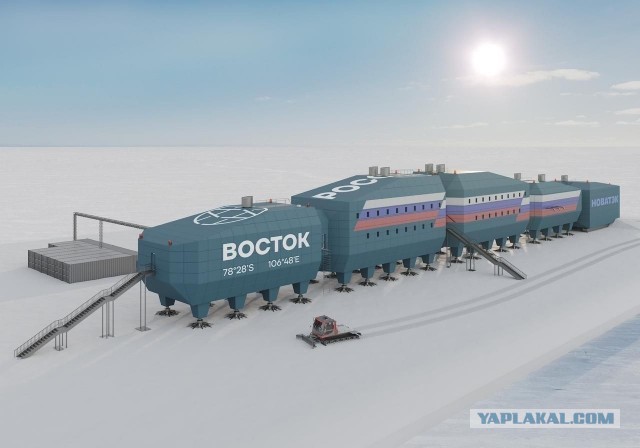 В сети завирусилось видео с российской антарктической станции «Восток»
