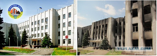 Донецк и Луганск, до и после войны