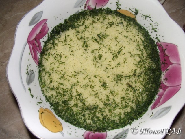 Пряное мясо во фруктовом соусе с кус-кусом