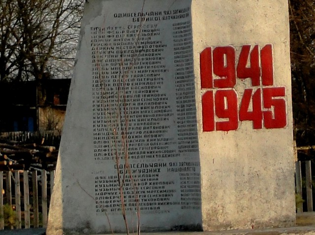 Памятники жертвам ОУН-УПА