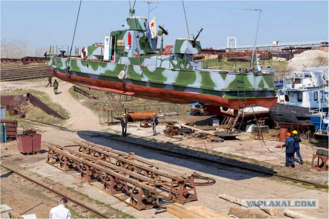 Тольятти: строительство копии бронекатера БК-73