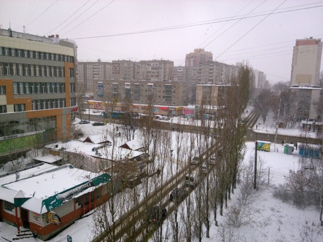 А из нашего окна...