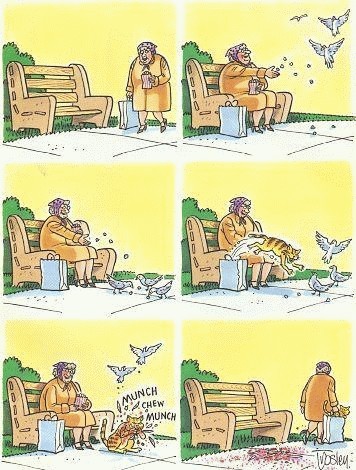 Веселый комикс про бабушку