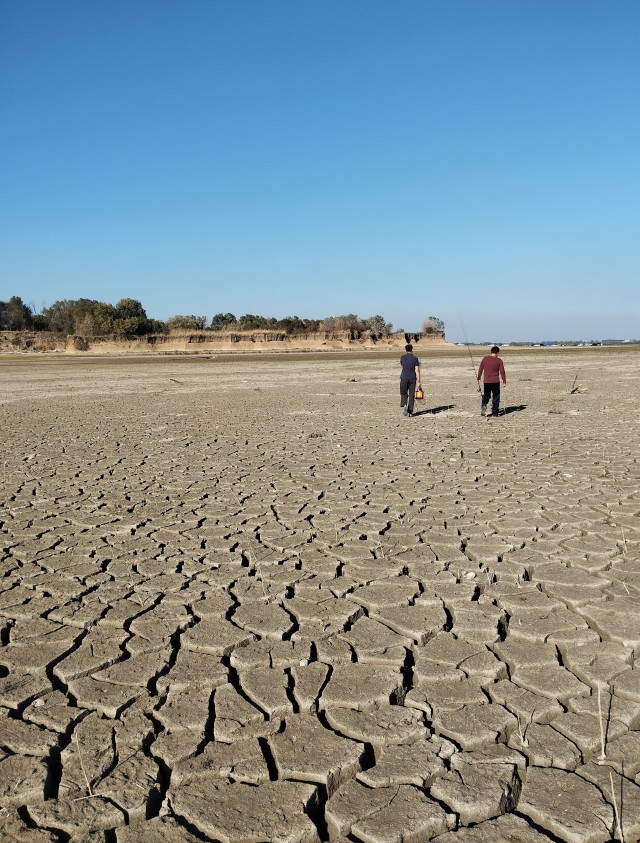 Знаменитое Краснодарское водохранилище полностью пересохло из-за аномальной жары