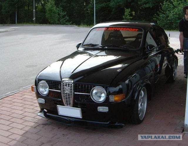 "Горячий" Saab-96(десяток фот)