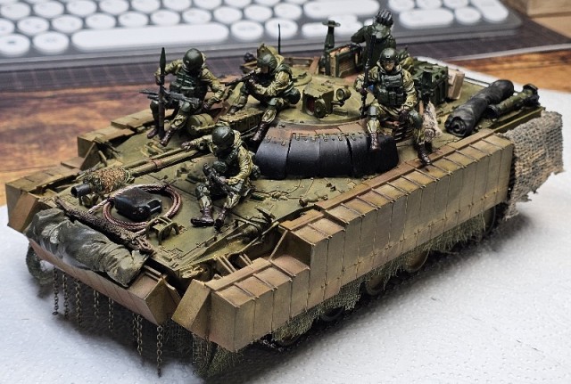 Рукоделия пост. 1/35. БМП-3. Диорама