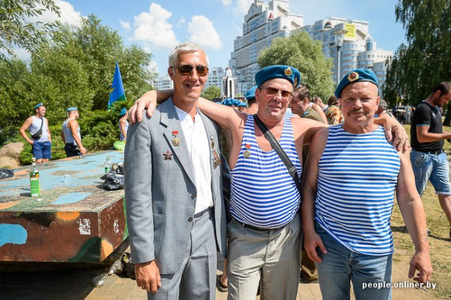 День ВДВ в Минске.