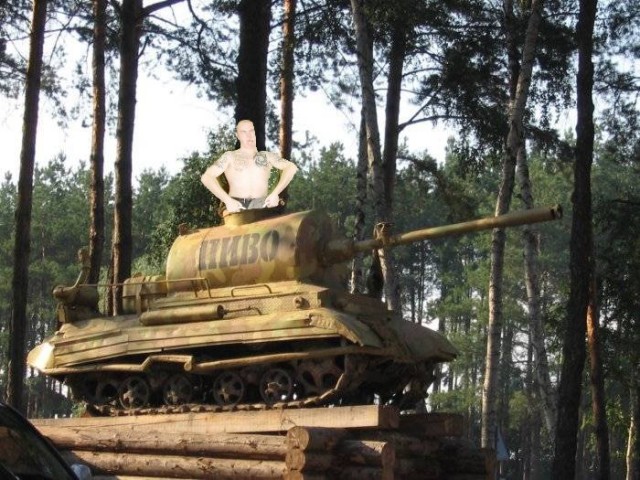 Фотожаба: Быдло на велосипеде
