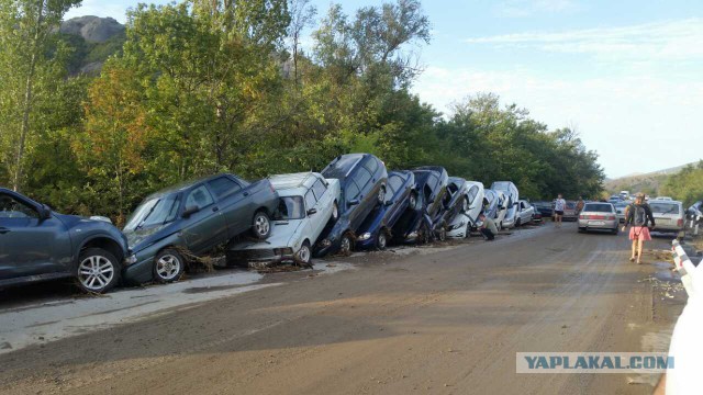 Сель в селе Дачном под Судаком