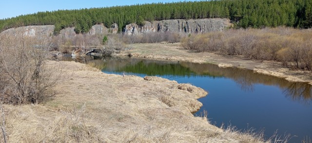 Уральские пейзажи в районе реки Реж