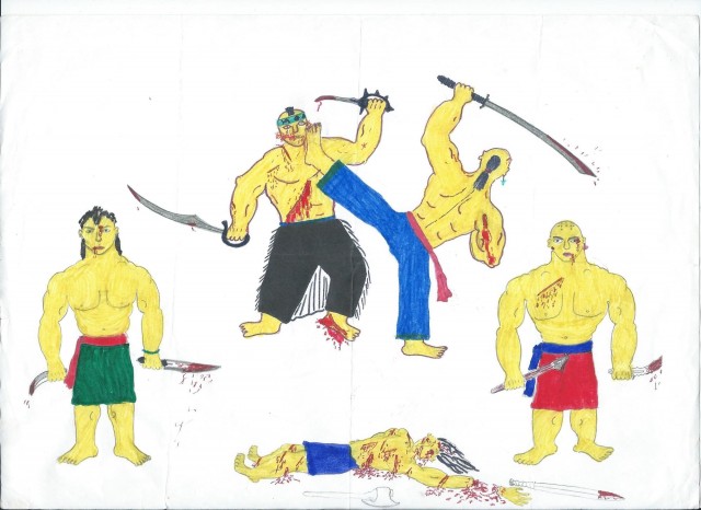 Рисунки войнушки из детства. Часть 2