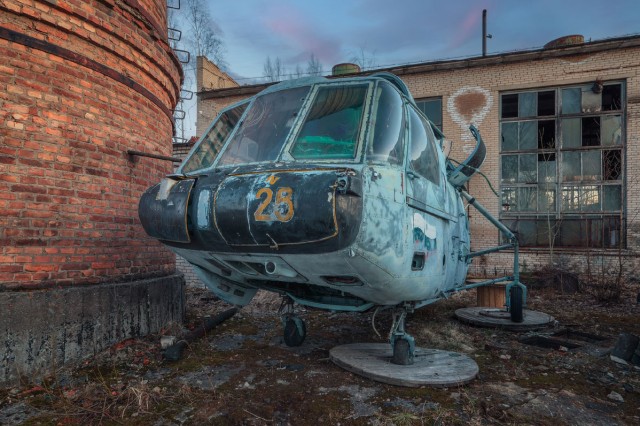 Единственный заброшенный экземпляр редкого вертолёта Ка-29