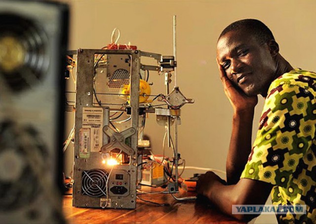 Африканский изобретатель создал 3D принтер