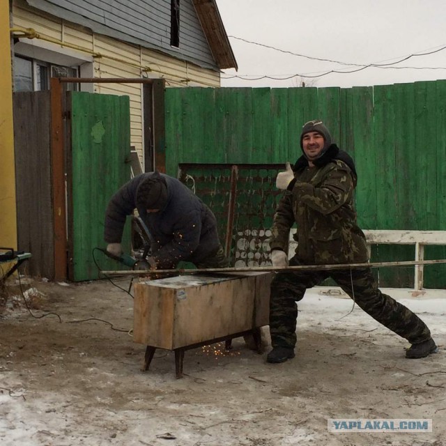 Настоящая мужская работа в России!