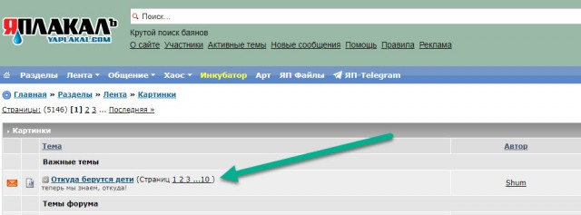Откуда берутся дети…