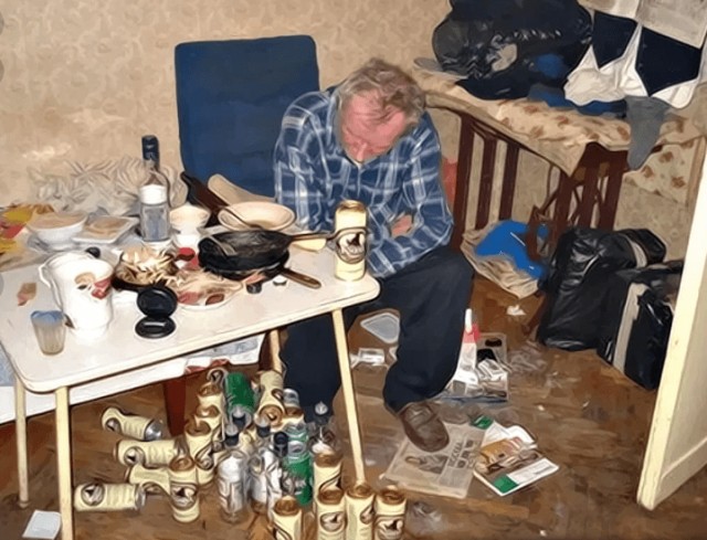 Во что превращается квартира запойного алкоголика