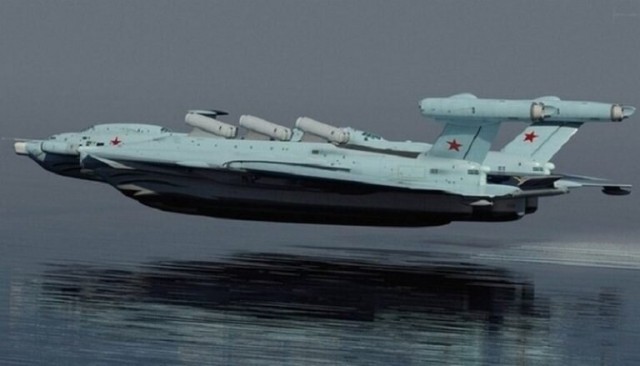 Экраноплан-авианосец Бартини А-2000 должен был сделать все авианосцы устаревшими